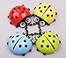 ChezMax Cute Cartoon Ladybug Toothbrush Holder Kids Wall Suction Cup Mount Toothbrush Holder Red