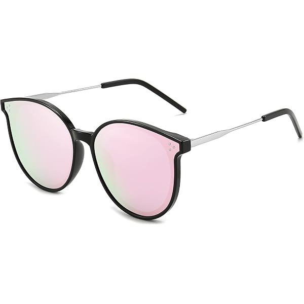 Fento Wood Sunglasses Cat Eye - Handmade Plywood Frames With Polarized UV400 Lenses, Stainless Steel Hinges (140mm Width)