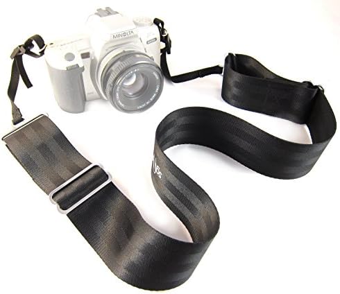 Adjustable Seat Belt Camera Strap Black SG Straps for DSLR Instant Mirrorless