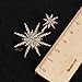 Gold Statement Dangle Earrings for Women Star Stud Unique Fashion Wedding Ear Jacket Christmas Jewelry H1254G