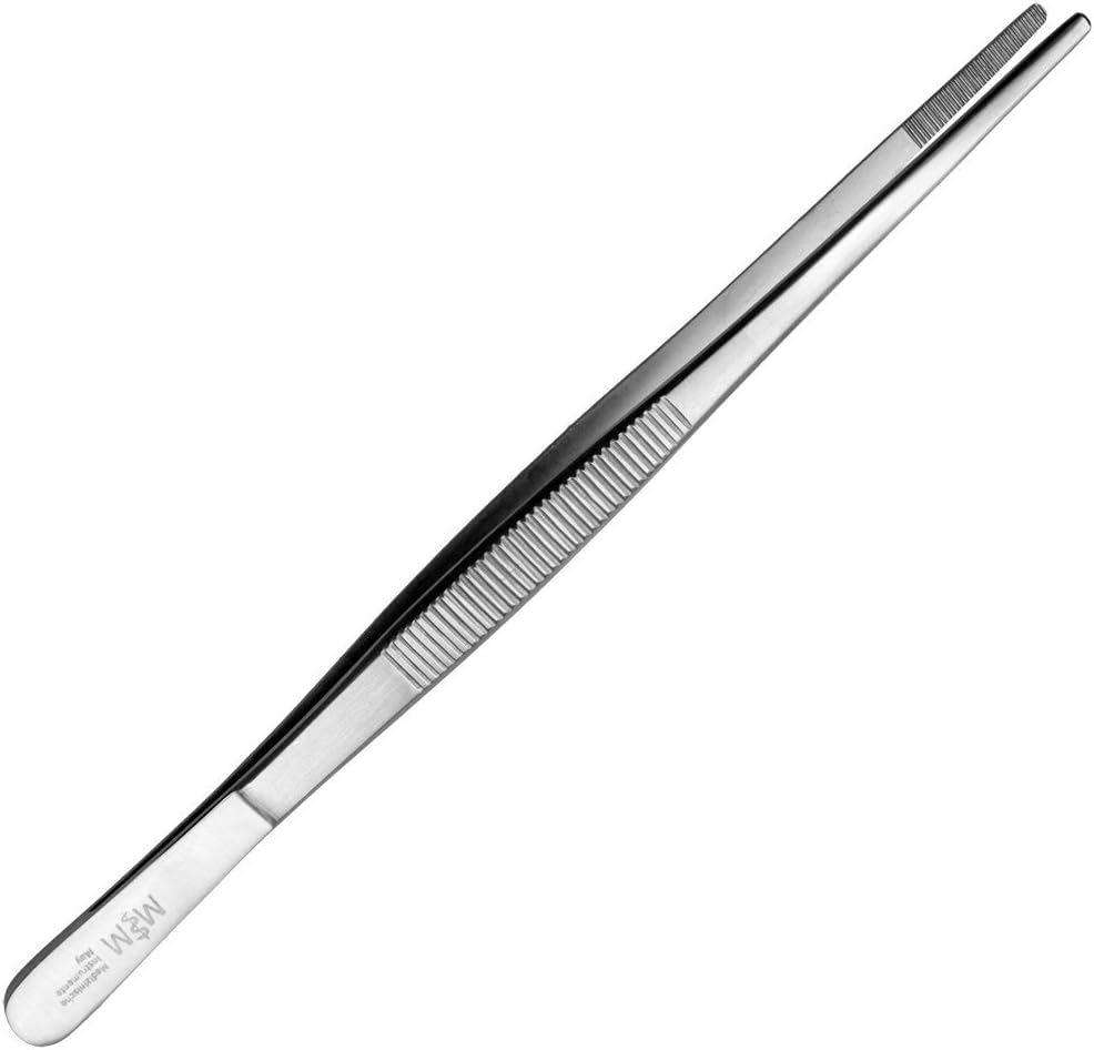 May - Aquarium tweezers 20 cm long - aquarium tweezers - aquarium tongs - aquarium accessories for cleaning and care - stainless steel
