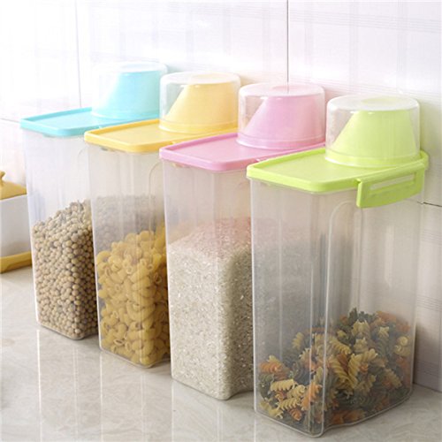 image for PISSION Pet Food Storage Container with Graduated Cup and Seal Buckles