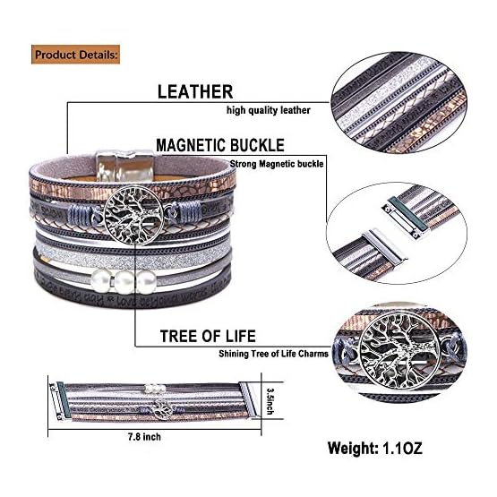 DESIMTION-Womens-Boho-Wrap-Leather-Multilayer-Wide-Tree-of-Life-Bracelets-Jewelry-for-Women-Teen-Girl-Boy DESIMTION-Womens-Boho-Wrap-Leather-Multilayer-Wide-Tree-of-Life-Bracelets-Jewelry-for-Women-Teen-Girl-Boy