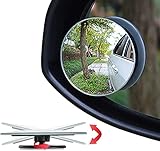 Ampper Blind Spot Mirror, 2" Round HD Glass