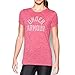 Under Armour Women's Tech T-Shirt - Twist Graphic, Pink Sky/White, Medium