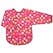 Kushies Art Smock with Sleeves, Fuchsia Crazy Circles, 2-4 Years