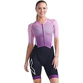 2XU Women's Light Speed Sleeved Tri Suit (US, Alpha, X-Large, Regular, Regular, Standard, Wood Violet)