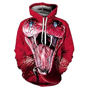 5120wwTIQpL. SS300 Unisex 3D Impreso Sudaderas,Serpiente Ojos Hombres Mujeres Amantes Pullover Hoodie Chaqueta Manga Larga Camiseta… 5120wwTIQpL. SS300