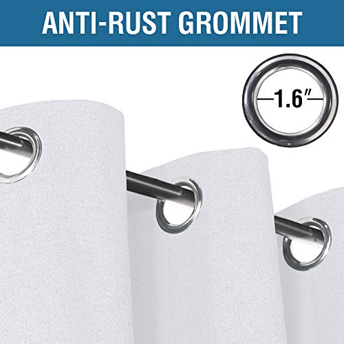 H.VERSAILTEX 100 Blackout Curtains for Bedroom Thermal Insulated Linen