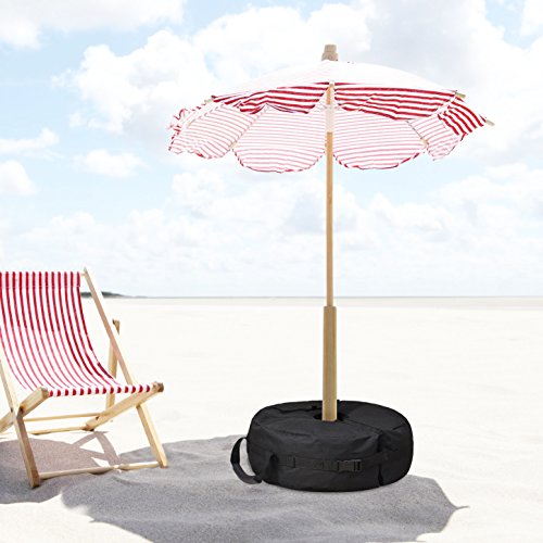 MaidMAX Umbrella Weights, Umbrella Base Weight Bag Sand Bags with Large Opening, for Patio Beach Outdoor Offset and Cantilever Umbrellas/Flagpoles, Round - Thumbnail 2