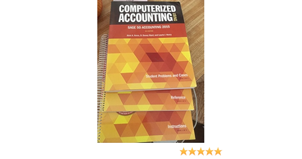 Computerized Accounting Using Sage 50 Accounting Arens Ward Henry 9780912503516 Amazon Com Books
