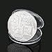 OutTop 3 Pcs Art Gold Plated Bitcoin Collection Coin Home Room Office Decoration (A)