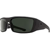 Spy Dirk Rectangular Sunglasses for Men | In Matte Black &amp; Soft Matte Black. All polarized. Bonus kit: cleaning spray, cloth, screwdriver &amp; mirror.