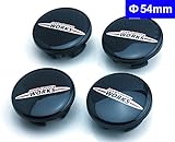 4pcs W073 54mm John Cooper Works Car Styling Accessories Emblem Badge Wheel Hub Caps Center Cover MINI John Cooper Tattoo Clubman Contryman man Coupe
