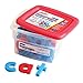 Educational Insights Color-Coded Jumbo Lowercase AlphaMagnets, Set of 42 Lowercase Letters: Perfect for Homeschool & Classroom, Ages 3+