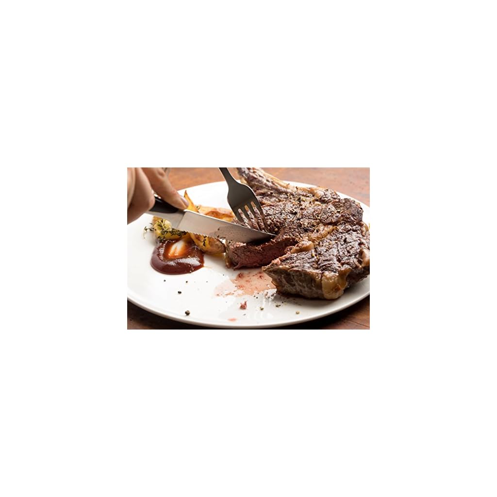 Bellemain Serrated Steak Knife Set Stainless Steel Kitchen Knife Set
