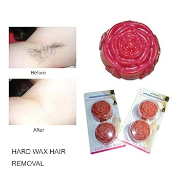 Buy Generic Rose Shape Paper Free Hard Wax Hair Removal Armpit