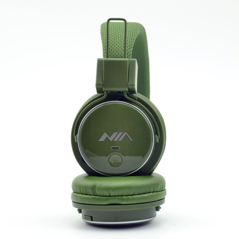 Ameego Foldable BT Headphones with Microphone, Micro SD/TF Card Player, FM Radio - Image 5