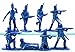 American War of 1812 American Army Rifle Company (16) 1/32 Armies in Plastic