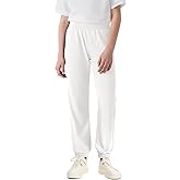 Haloumoning Boys Joggers Pants Kids Casual Elastic Waist Cuffed Sweatpants 5-14 Years