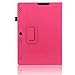 ACdream Lenovo Tab 2 A10 & Lenovo Tab3 10 Business Case, Folio Leather Cover Case for Lenovo Tab2 A10-70/Tab2 A10-30/TAB-X103F Tab 10/Tab3 10 Business Tablet, Hot Pink