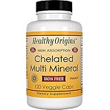 Healthy Origins Chelated Multi Mineral (featuring Albion Minerals), 120 Veggie Caps