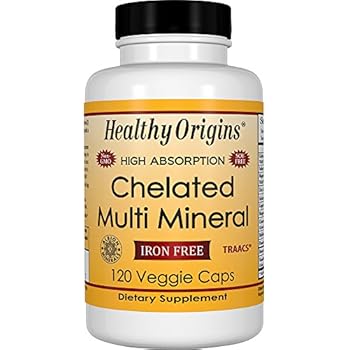 Healthy Origins Chelated Multi Mineral (featuring Albion Minerals), 120 Veggie Caps