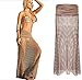 Tuvana Beach Swimsuit Swimwear Bikini Cover Up Hollow Crochet Dress and Skirt Two Styles in One