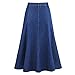 Women's 8-Gore Denim Riding Maxi Skirt - 31.5