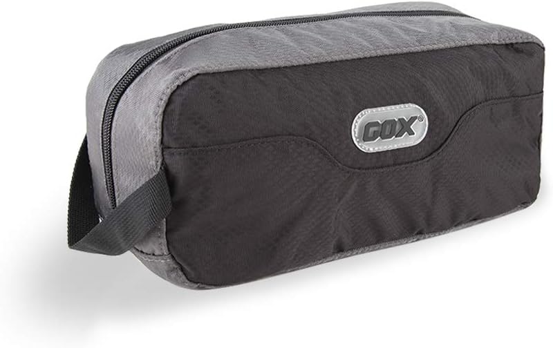 GOX Premium Toiletry Bag, Dopp Kit Case For Travel, Multifunction Cosmetics Organizer Pouch (Black/Grey)