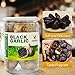 VINSULLA Black Garlic 300g Whole Black Garlic Aged for Full 90 Days Black Garlic Jar 0.66 Pounds Healthy Snack Ready to Eat or Sauce