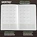 Zeito Productivity Planner - Best Undated Monthly, Weekly, and Daily Agenda Planner for Increasing Motivation, Accomplishing Goals, and Living Well in 2019 - Sleek Minimalist Design & Bonus eBooks