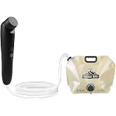 B.TAWD Portable Outdoor Shower, Handheld Electric Shower+8L Water Bag, IPX6 Waterproof, USB Charging, Compact and Lightweight, Suitable for Outdoor Camping, Beach Shower, Hiking, pet Bathroom