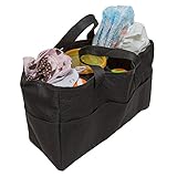 Diaper Bag Insert Organizer for Mom with 5 Outside & 6 Inside Storage Pockets - Transform Any Mom's Purse, Handbag, Backpack, or Tote Bag