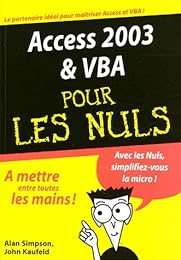 Access 2003 & VBA
