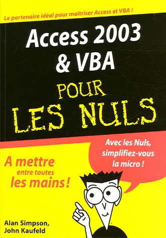 Access 2003 & VBA