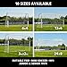 Forza Alu60 Soccer Goal - Club Spec Aluminum Soccer Goal (Choose Your Size 6ft x 4ft -> 24ft x 8ft) Long-Lasting and Weather-Resistant Alu60 Soccer Goals [Net World Sports]