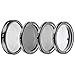 Neewer 4 Pieces Multi-Coated Protection Lens Filter Kit for Yuneec Quadcopter Typhoon Q500 4K, Typhoon H, Includes: Ultraviolet Filter, Circular Polarizer Filter, Neutral Density ND 4 / ND 8 Filter