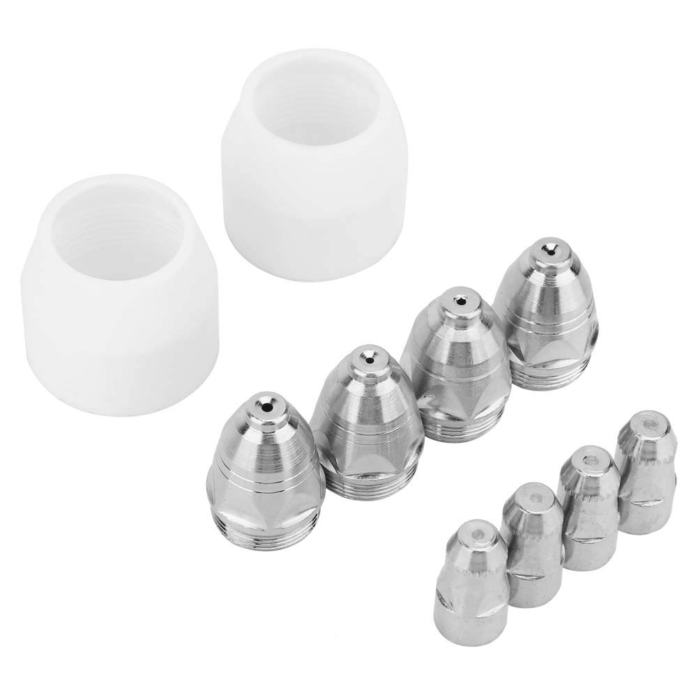 10 Units P80 Electrode Nozzle Plasma Consumable Cutter Torch Silk Electrode Tip Set Soldering Accessories