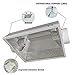Vegelumax VLDEGH6 Double Ended Air Cool Glass Hood Reflector, 6-Inch, Hinged and Clamp Opened