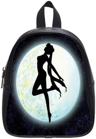 Scottshop Design Sailor Moon Custom PU Leather Square Student Backpack School Bag Universal