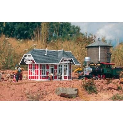 PIKO G SCALE MODEL TRAIN BUILDINGS - CLEAR WATER STATION - 62230