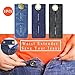 LZLER Denim Waist Extenders for Men and Women, Easy Fit Buttons for Jeans Trousers with Metal Button, Add 1/2