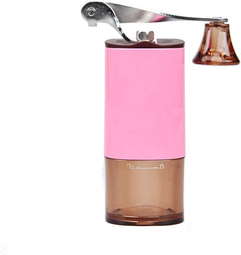 Amazon 手動コーヒーグラインダー 手動コーヒー挽き器手のコーヒー挽き器の螺線形の陶磁器の粉砕の中心が付いている多機能のコーヒーミルの粉砕機 ハンドグラインダーコーヒーグラインダー 色 ピンク サイズ 135 50mm 手挽きコーヒーミル