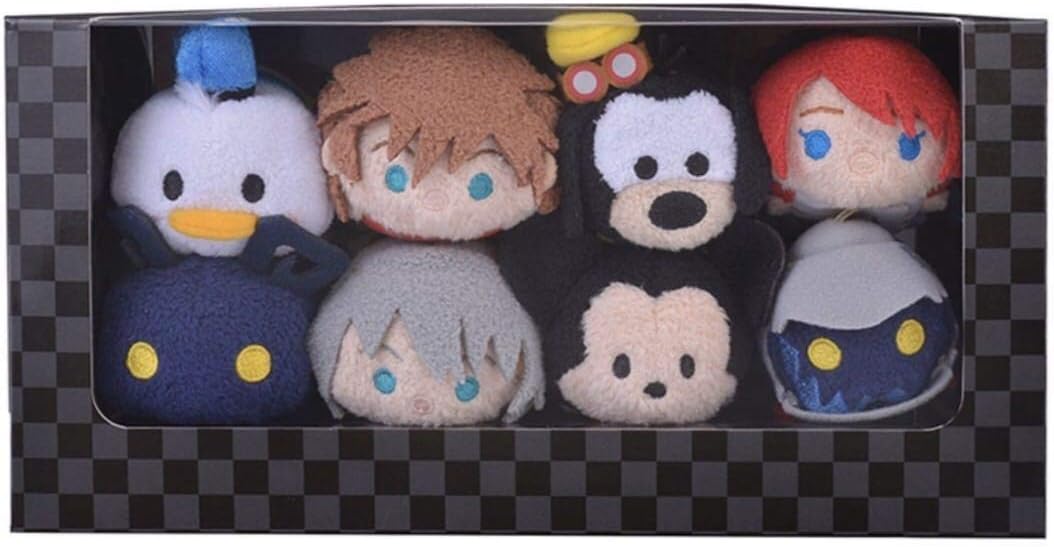 Amazon キングダムハーツ ツムツム ぬいぐるみセット D ディズニーストア オンライン限定 Tsum Tsum Kh 品 ソラ リク カイリ ミッキー ぬいぐるみ ホビー