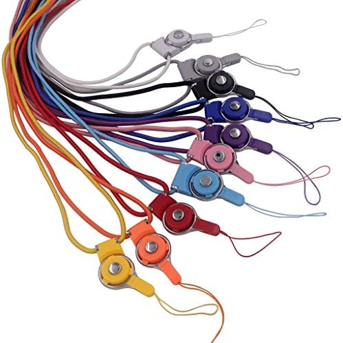 SIMMAX Neck Strap Band Lanyard for USB Flash Drive, MP3 Player Cell Phones 18 Inch 10 Colors ( Multi-Color5 )