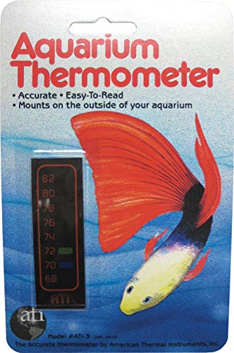Liquid Crystal Vertical Aquarium Thermometer (780231434422)