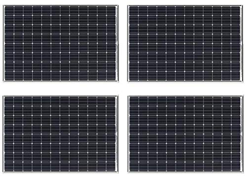 Renogy 4pcs 300 Watt 24 Volt Monocrystalline Panel 1200w Grid