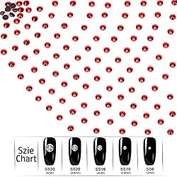 LPBeads 2000 Pieces SS20 Siam Hotfix Rhinestones
