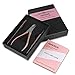 ANVAVA Nail Cuticle Nipper, Stainless Steel Nail Clippers Cutters with Nail File & Nail Cleaner